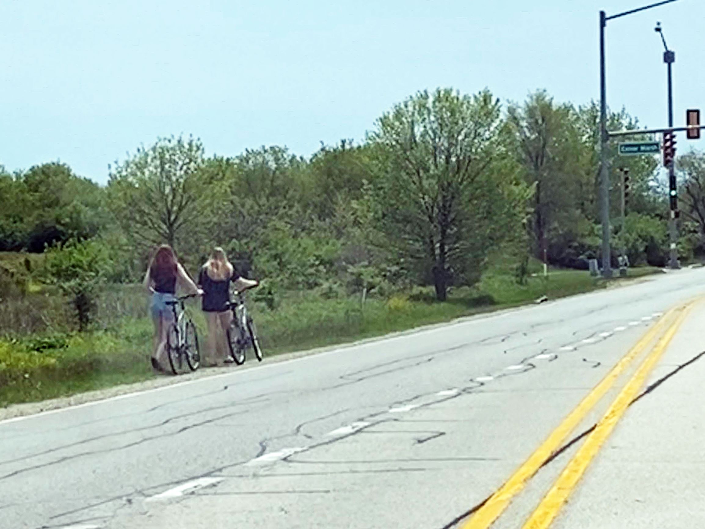 pedestrians and cyclists